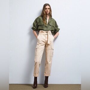 FRAME Safari Belted Pants